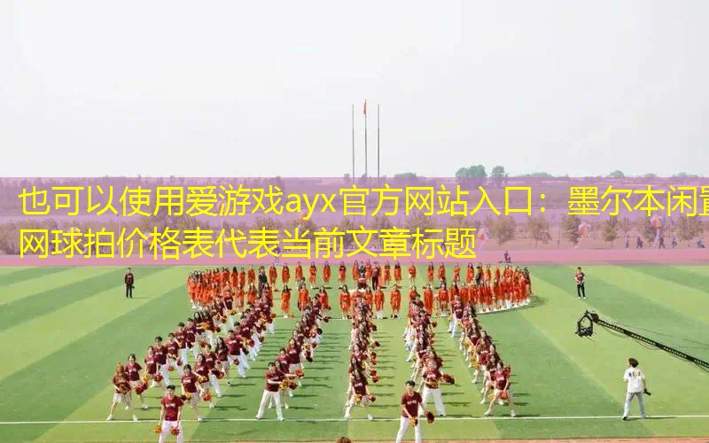 墨尔本闲置网球拍价格表